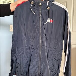 Tommy Hilfiger Navy Windbreaker Jacket
